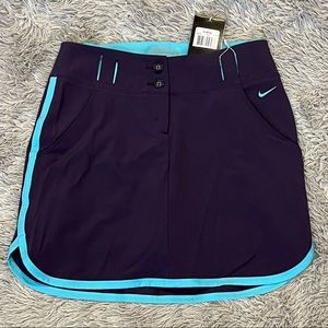 Nike GOLF dri-fit blue golf skort
